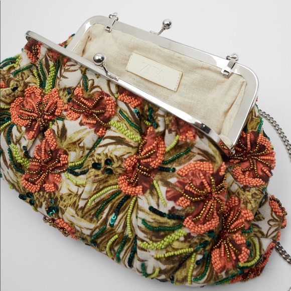 flower bag zara